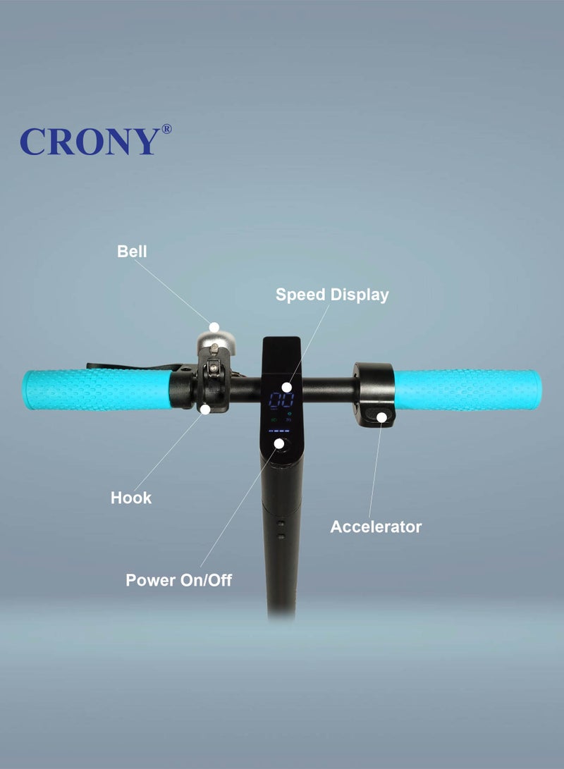 كروني سكوتر كهربائي M365 بمحرك 250 واط، سرعة 25-45 عقدة/ساعة، مدى 10-25 كم، تعليق أمامي، إطارات متينة على شكل قرص العسل، تحكم ذكي بالتطبيق، هيكل من سبائك الألومنيوم، أقصى حمولة 100 كجم، بطارية 36 فولت/7.8 أمبير/ساعة، سهل الطي، قاعدة إضاءة LED، سكوتر كهربائي للتنقل للبالغين والأطفال، محمول، تصميم خفيف الوزن، إطارات متينة على شكل قرص العسل، اتصال بلوتوث، مثالي للتنقل اليومي والرحلات الترفيهية، وقت شحن 3-5 ساعات، فرامل عادية/قرصية، مقاوم للماء IPX4، 7 ألوان إضاءة LED للسطح، أزرق - Image 3