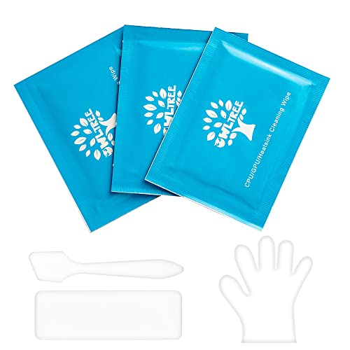 OwlTree Thermal Paste Remover Kits for CPU, GPU, Heatsink etc (20 Pieces Wipes) - Image 1