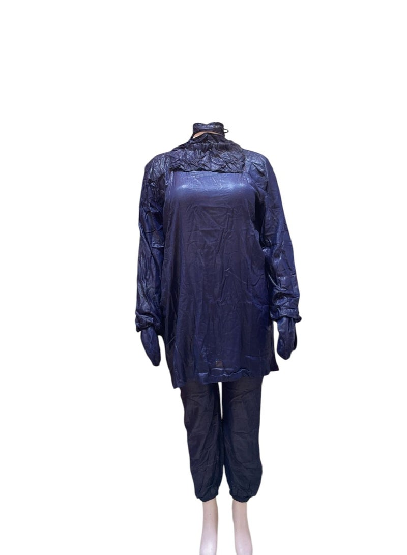 Xtream Beauty Saharan Blue Indigo Pajamas, Original Moroccan Indigo Body Suit - Image 1