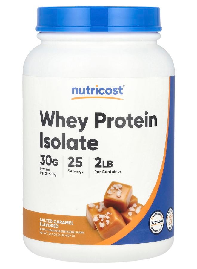 Whey Protein Isolate Salted Caramel 2 lb (907 g)