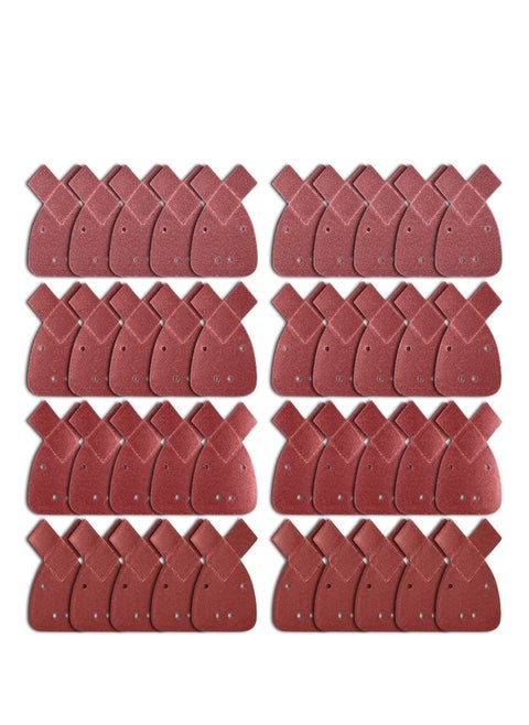 40pcs Black and Decker Mouse Sander Pads, Sanding Pads for Mouse Sander, Mouse Sanding Sheets with Extra 2 Tips for Replacement Assorted 40 60 80 120 Grits to Fit Black and Decker Detail Palm Sander