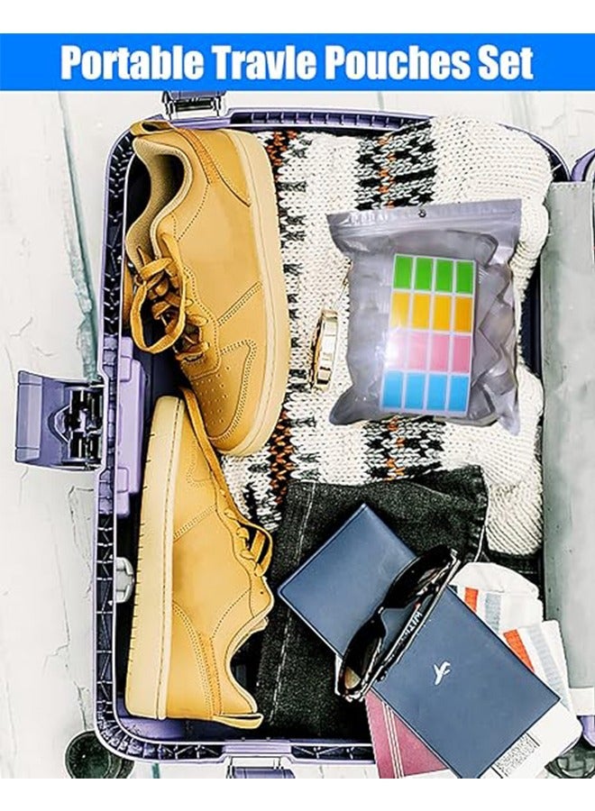 "حقيبة سفر مكونة من 15 عبوة لأدوات النظافة ، معتمدة من TSA ، حاوية محمولة بحجم السفر ، حقيبة الوقوف ، شامبو ، غسول صابون ، سائل قابل لإعادة التعبئة ، ملحقات السفر - Image 4