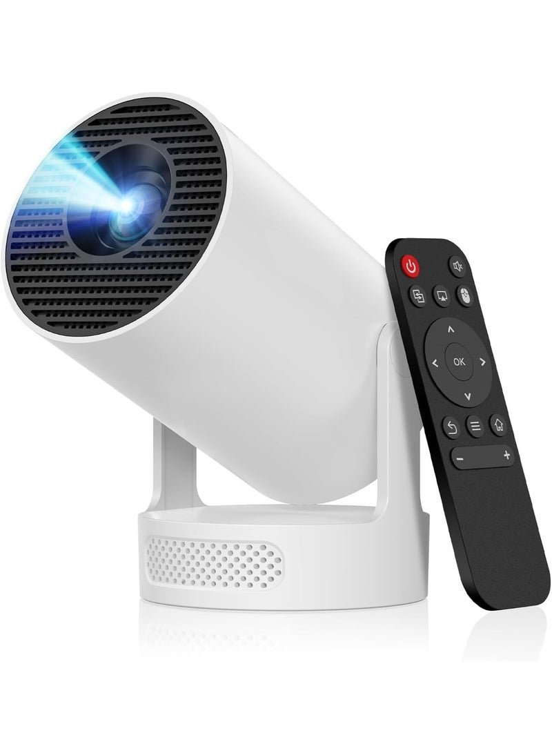 Denx Smart Projector – Portable, Android 11, Built-in WiFi, 380° Rotation, Full HD ‎1920×1080 - Image 1