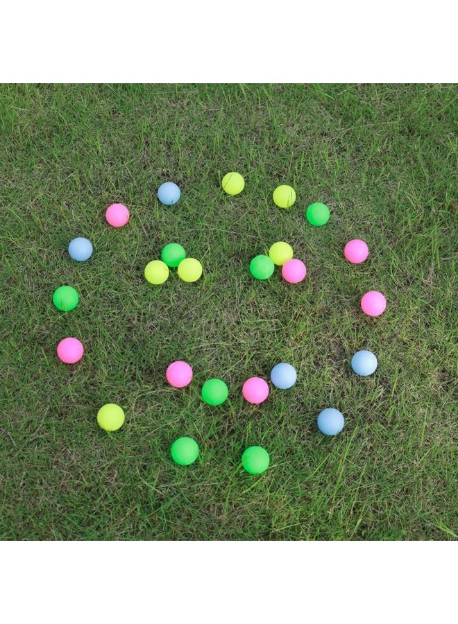 DONGKER 12 PCS Ping Pong Balls,4cm Plastic Colored Pong Balls for DIY Party Decoration Learning Activities Sport Class Carnival Games - Image 4