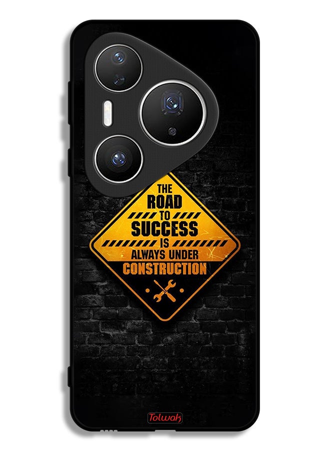 Tolwak Huawei Pura 80 Pro Protective Case Cover The Road To Success Is Always Under Construction - Image 1