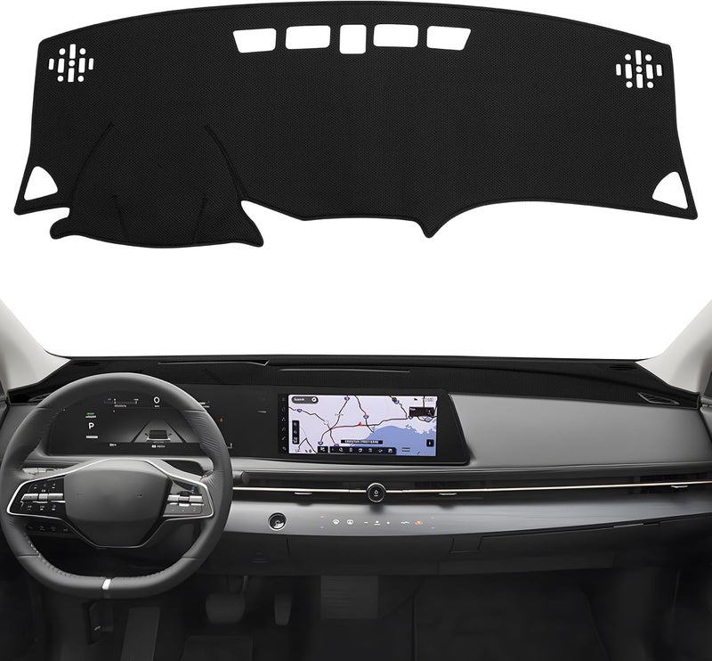 FIILINES Dash Cover for Chevy/Chevrolet Equinox 2018-2024, Dashboard Mat Cover for Equinox Accessories Sunshade Dashboard Cover Mat UV Protector No Glare Black (Without HUD) - Image 2