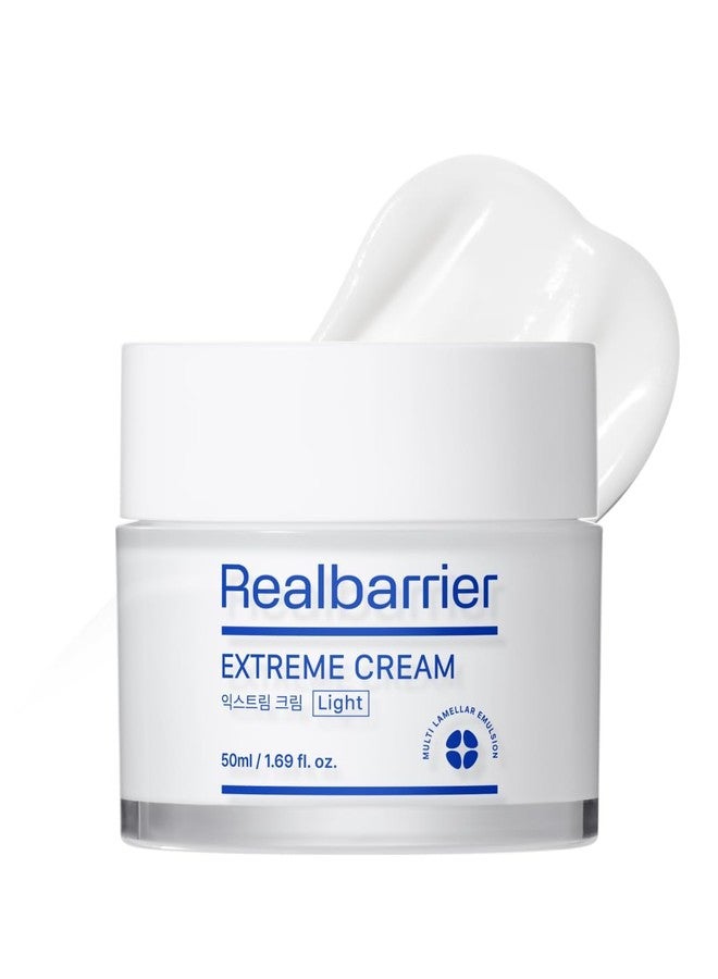 Real Barrier | Extreme Cream Light | Lightweight Daily Soft Face Moisturizer | Facial Moisturizing Cream with Hyaluronic Acid & Ceramides | Sensitive Skin Barrier Korean Skin Care | 1.69 fl oz (50ml) - Image 1