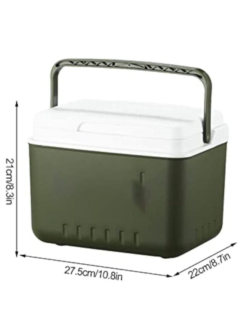 Hard Coolers, High-Capacity Ice Chest, Insulated Portable Cooler, 5.4 QT Compact Ice Coolers, Ice Chest Cooler with Three-Layer Structure, Heavy Duty Ice Box Personal Use for Outdoor Camping  - Image 5