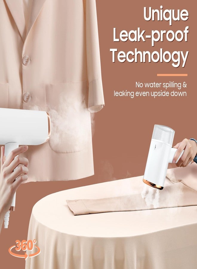 YFIXQNSU Portable Travel Clothes Steamer Handheld - 1000W Foldable Steamer for Clothes with Strong Steam & 120ML Capacity, 20S Fast Heat-Up, Easily Make Clothes Soft & Smooth - Image 2
