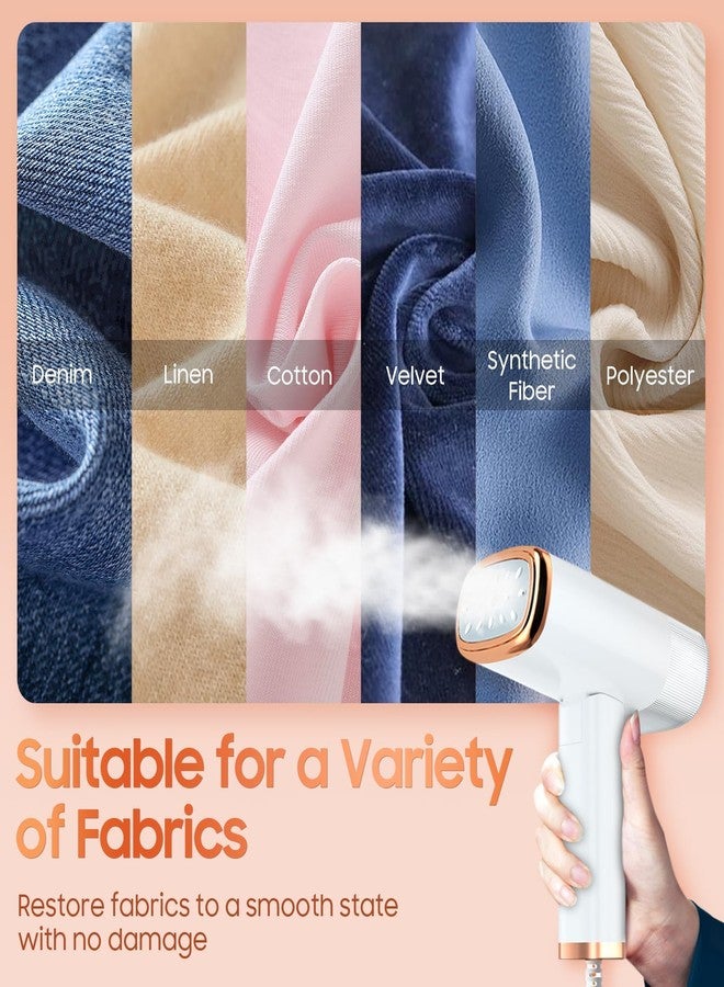 YFIXQNSU Portable Travel Clothes Steamer Handheld - 1000W Foldable Steamer for Clothes with Strong Steam & 120ML Capacity, 20S Fast Heat-Up, Easily Make Clothes Soft & Smooth - Image 5