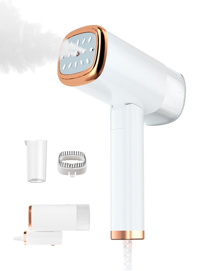 YFIXQNSU Portable Travel Clothes Steamer Handheld - 1000W Foldable Steamer for Clothes with Strong Steam & 120ML Capacity, 20S Fast Heat-Up, Easily Make Clothes Soft & Smooth - Image 1