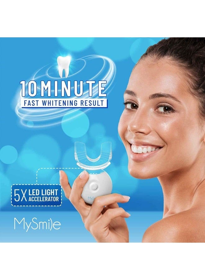 MySmile Teeth Whitening Kit with LED Light, 10 Min Non-Sensitive Fast Teeth Whitener with 3 Carbamide Peroxide Teeth Whitening Gel, Helps to Remove Stains from Coffee, Smoking, Wines, Soda, Food - Image 4