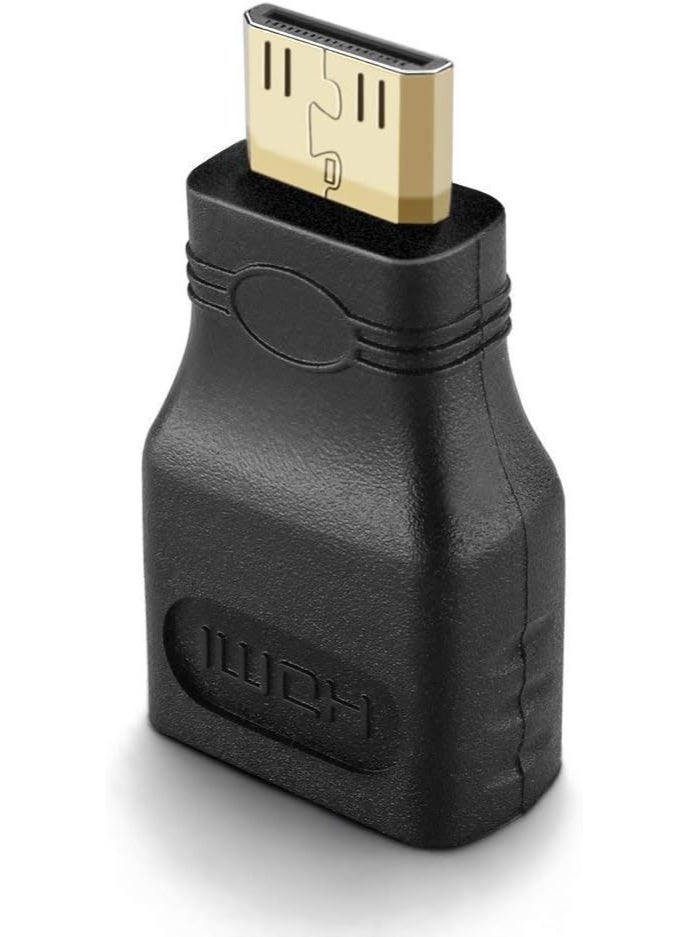 Mini HDMI Adapter – Gold-Plated Male-Female Connector – Supports 1080p High Definition for TVs, Cameras, and Video Devices - Image 3