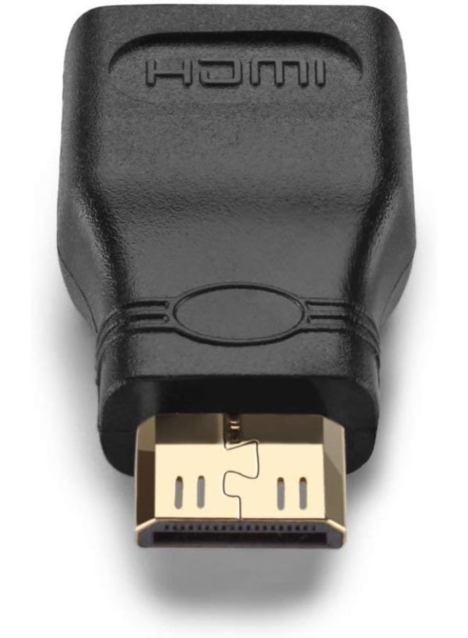 Mini HDMI Adapter – Gold-Plated Male-Female Connector – Supports 1080p High Definition for TVs, Cameras, and Video Devices - Image 2