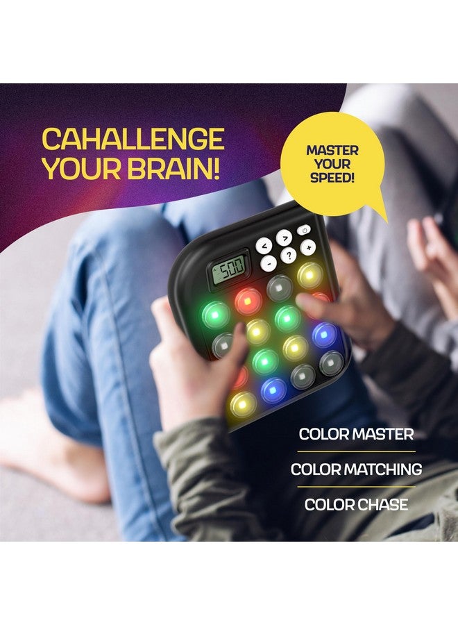 Croove 6 in 1 Brain Teasers & Memory Game, 6 Fun Games for Kids, Cool Handheld Toys, Unique Gifts for Teens, Best Activities for Tween Boy, Birthday Gift Ideas for Boys & Girls Ages 6-8 9 10 11 12 + Year Old - Image 5
