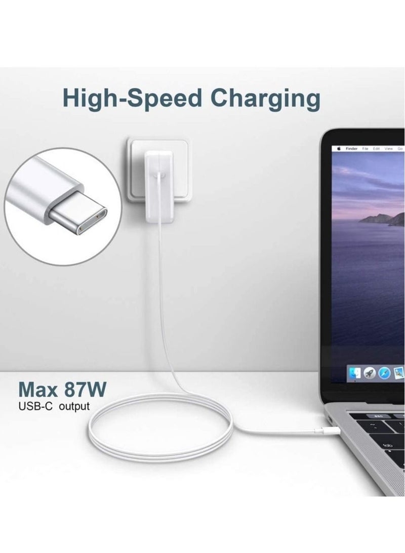 Eworld 96W USB Type-C PD Adapter Charger with Cable Compatible with Macbook Pro/Air  - Image 4