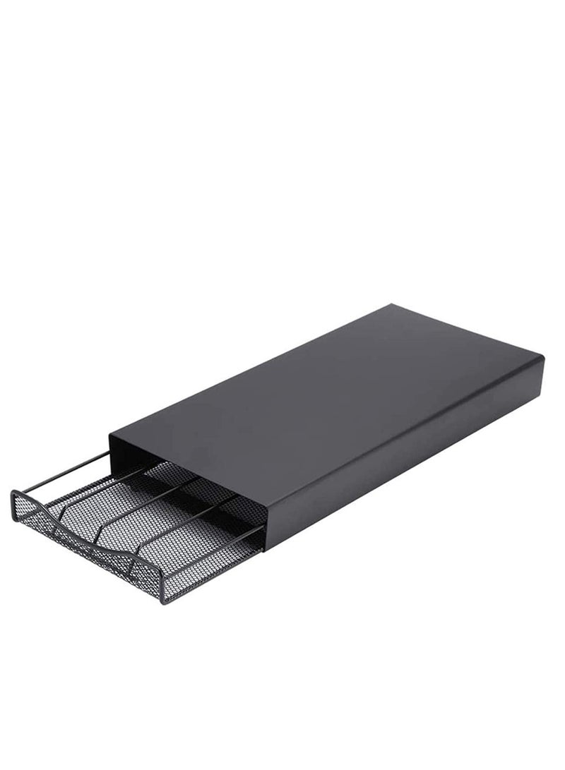 1Chase 40 Nespresso Coffee Capsule Holder With Drawer- Black, For Home ,Kitchen, Office and Counter Organizer - Image 1
