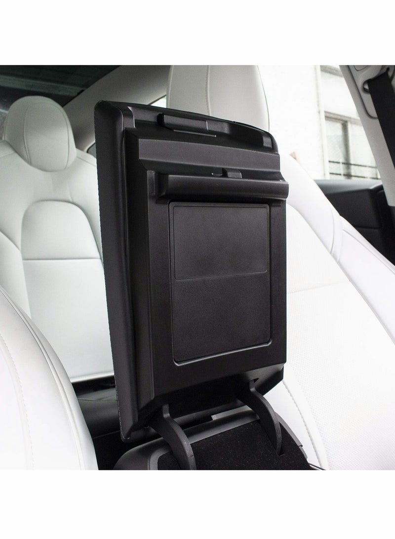 Tesla Model 3 Model Y Center Console Organizer, Armrest Hidden Storage Box for Tesla Model 3 Model Y Accessories
