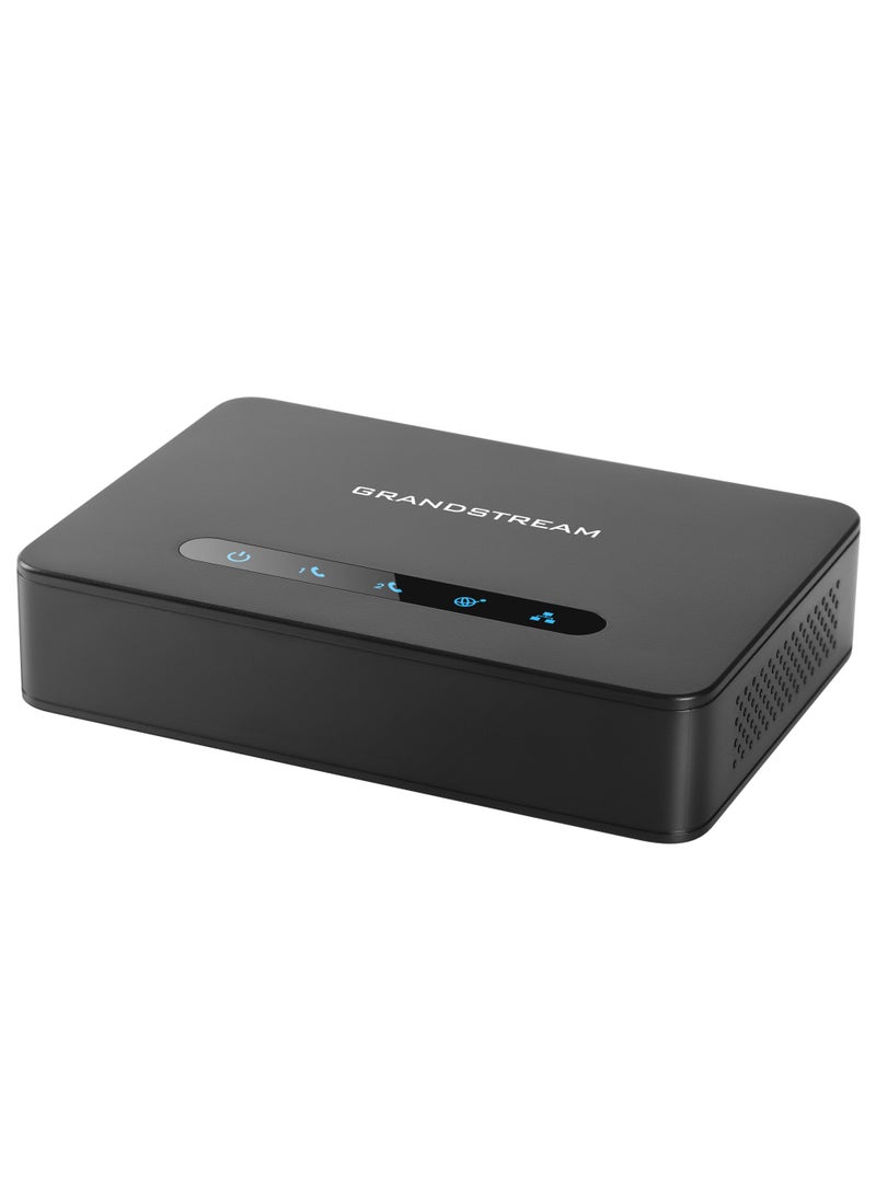 جراند ستريم Grandstream HT812, 2 FXS Analog Telephone Adapter VoIP FAX Gateway WAN LAN - Image 1