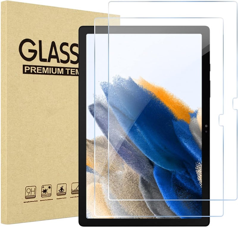 Procases 2 Pack Galaxy Tab A8 10.5 2022 Screen Protector X200 X205 X207, Tempered Glass Screen Film Guard For 10.5 Inch Samsung Galaxy Tab A8 2022 Release - Image 1