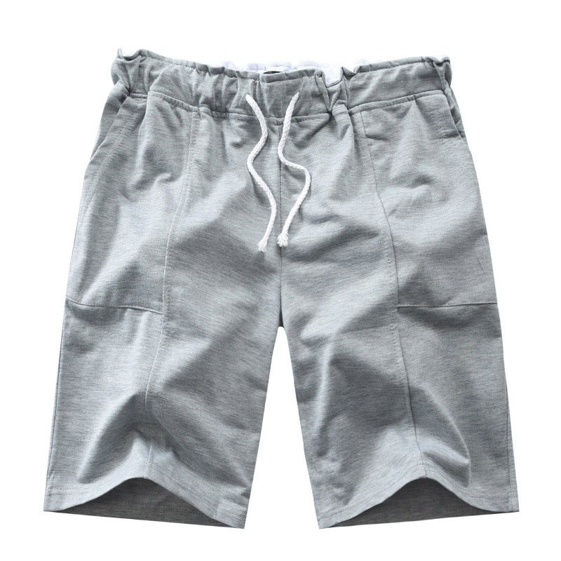 2023 Summer New Beach Casual Shorts Solid Color Elastic Casual Pants A Generation Of Hair - Image 1