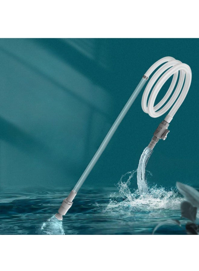 Yee Shake Type Aquarium Fish Tank Syphon Water Changer & Gravel Cleaner with Flow Contol ON/Off Knob 1.5M (YDD-019) - Image 1