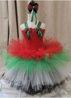 Daddy's Angel UAE National Day Dress For Girls Kids 51st Flag Day Costume Clothes  - Image 2