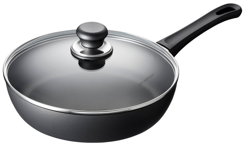 SCANPAN Scanpan Classic Covered Saute Pan 1025Inch 275 quarts Black 