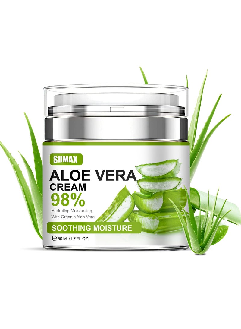 سوماكس، مرطبان ضغط، كريم صبار 98%، 50 مل - Image 1