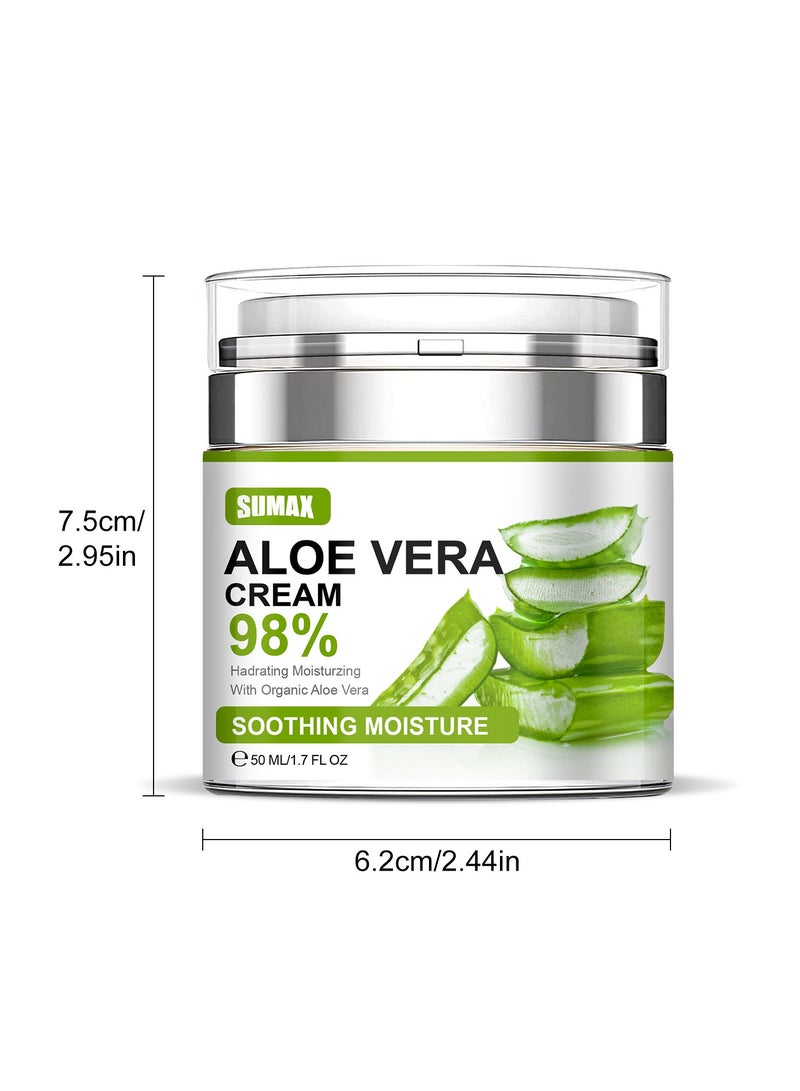 سوماكس، مرطبان ضغط، كريم صبار 98%، 50 مل - Image 2