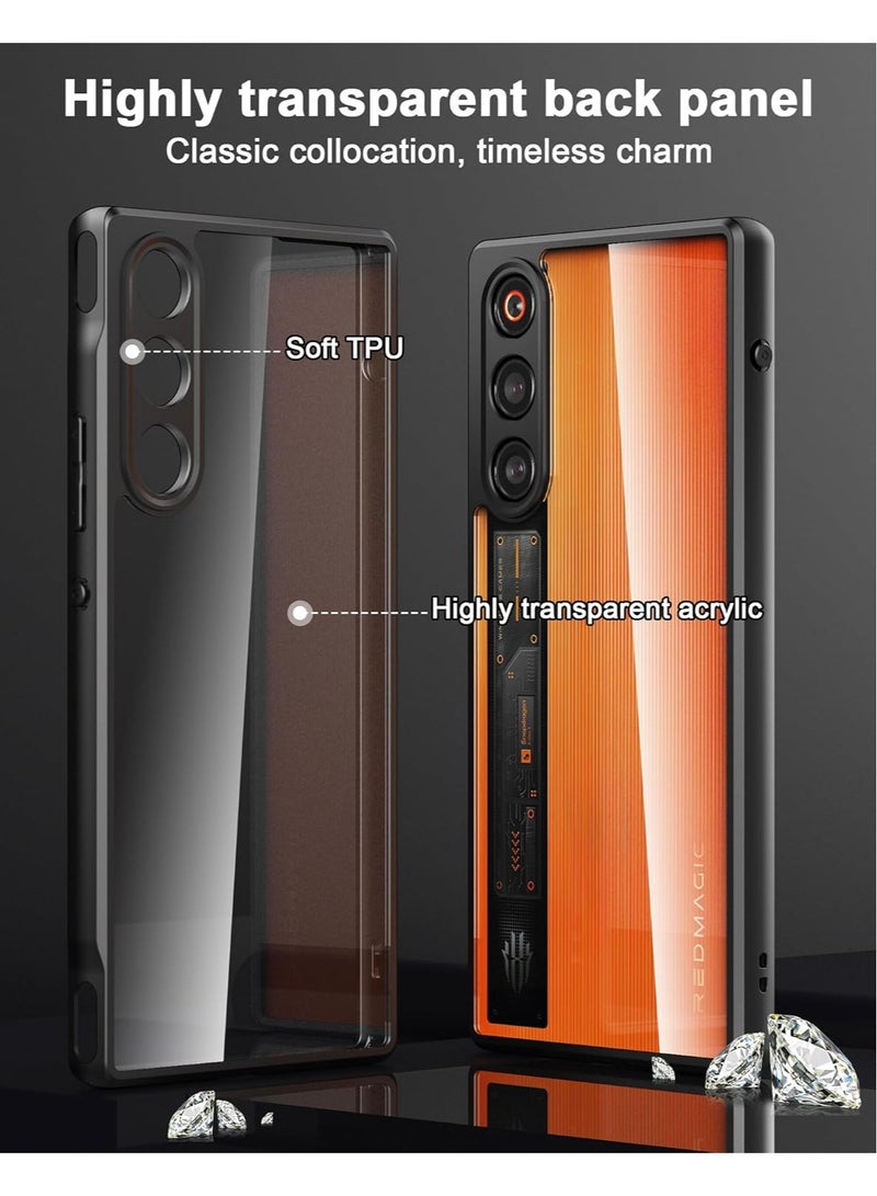 For ZTE nubia Red Magic 10 Air Case, TPU Bumper + PC Hard Back Cover, Shockproof Protection Mobile Phone Case, Anti-Yellowing Slim Fit Protective Casing  - Image 4