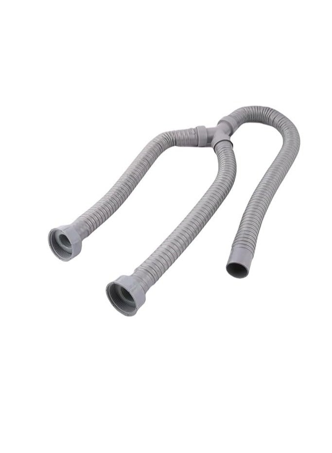 Midwest Drain Pipe PVC Magic Hose with Waste 1-1/2" Double Drain Hose | Flexible Water Drainage Outlet Pipe for Kitchen Sink - Image 2