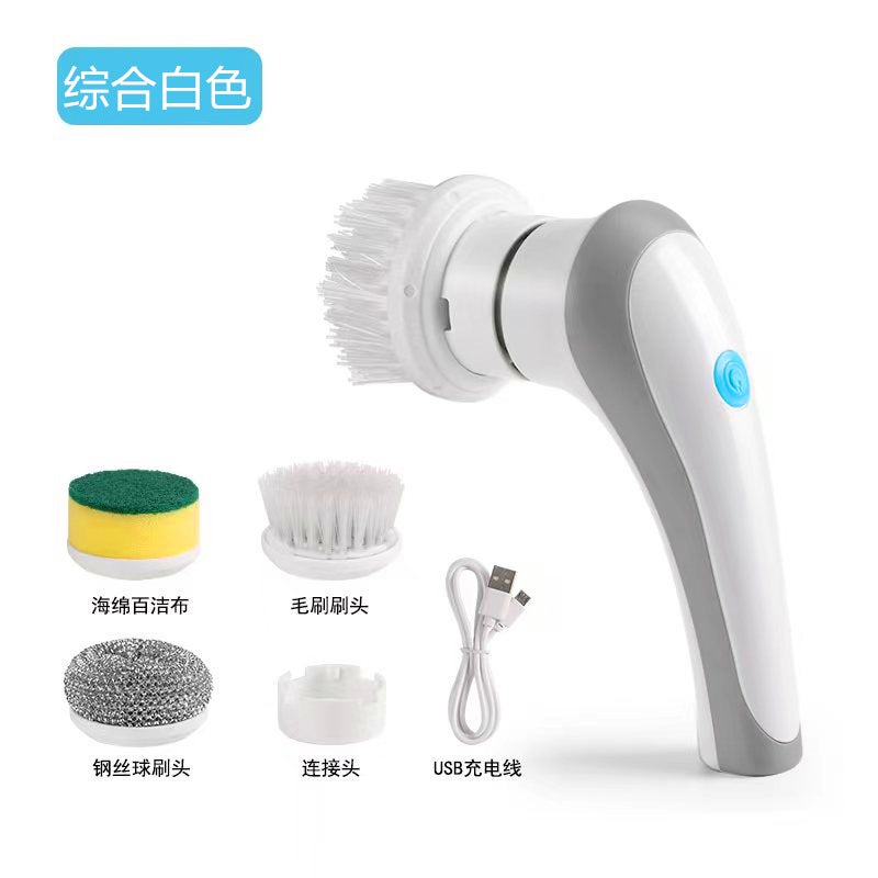 Multifunctional Electric Cleaning Brush For Home Kitchen And Bathroom Cleaning Artifact Handheld Wireless New Product - Image 1