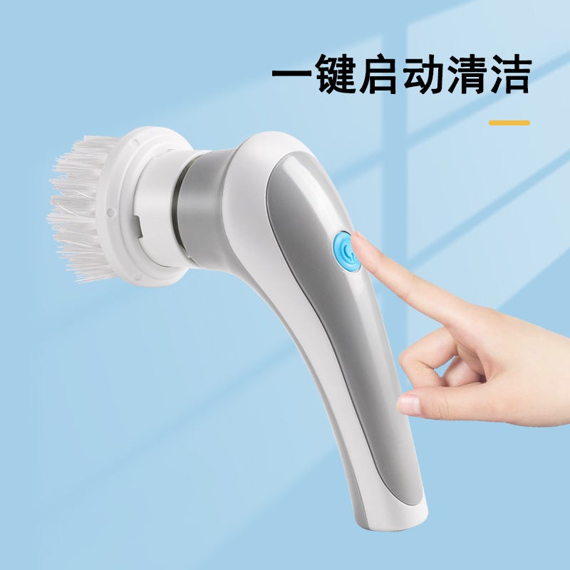 Multifunctional Electric Cleaning Brush For Home Kitchen And Bathroom Cleaning Artifact Handheld Wireless New Product - Image 4