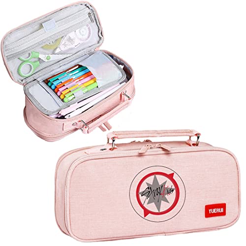 YXST YX&ST Stray Kids Merch large Pencil Case Capacity Stationery Bag Storage Pouch - Image 1