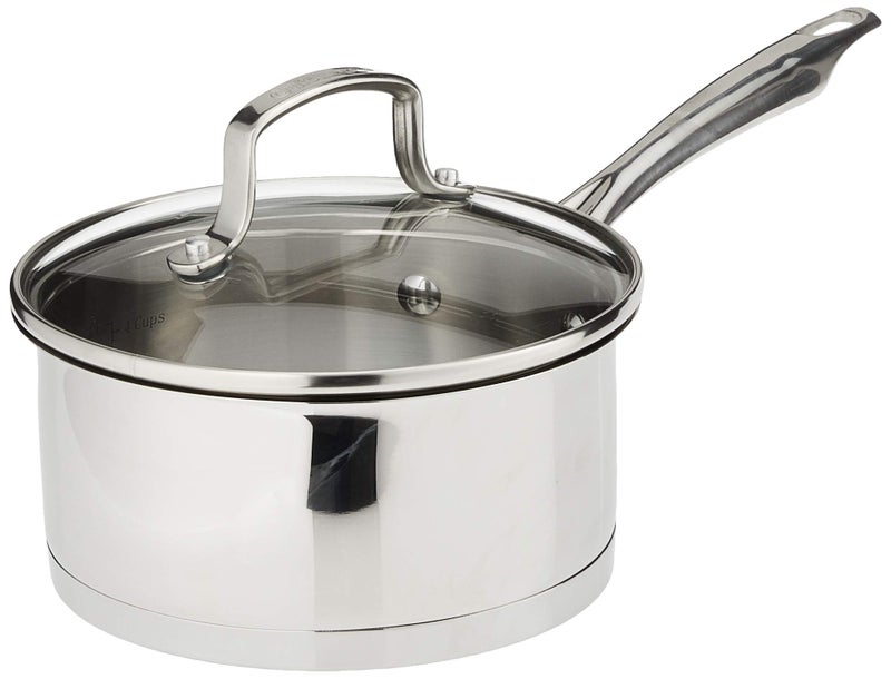 Cuisinart Professional Stainless Saucepan with Cover 15Quart Stainless Steel891916 - Image 2
