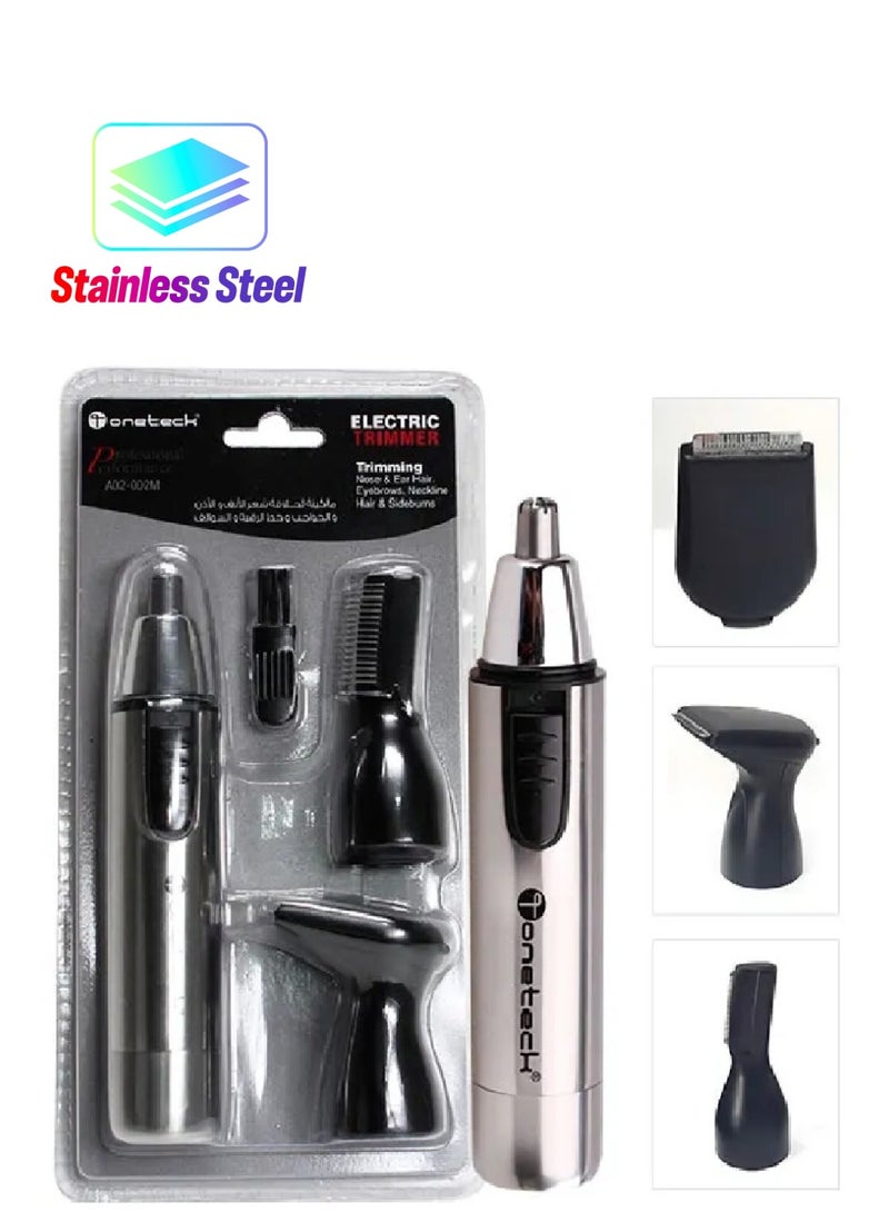 Oneteck Professional Trimmer 3 In 1 Kit For Nose, Ear, Eyebrows & Neckline Hair - Image 1