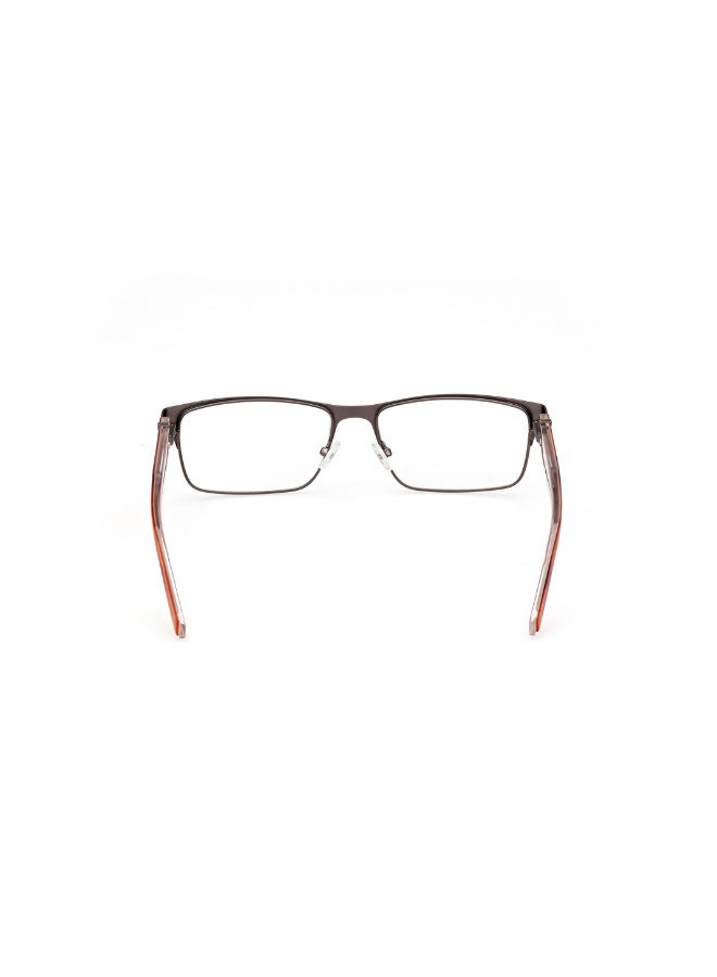 GUESS Gu50082 Rectangular Metal Frames For Men Size 56, Matte Dark Ruthenium - Image 4