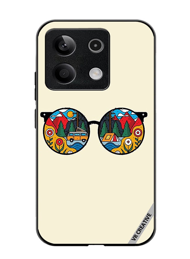 VR CREATIVE Protective Case Cover For Xiaomi Poco X6 Glass Design Multicolour - Image 1