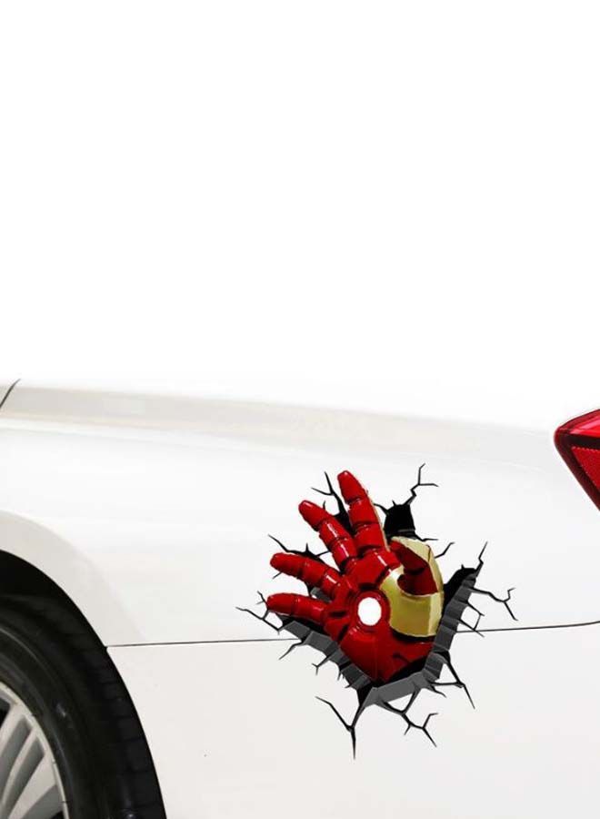 نيبمينينت ملصق سيارة ضد الماء بتصميم ثلاثي الأبعاد على شكل يد آيرون مان - Image 2