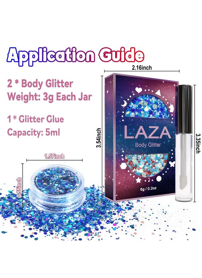 Independence Day Body Glitter 2 Jars Red Blue White Chunky Sequins With Glue Women Eyeshadow 4Th Of July Face Paint Festival Rave Outfit Hair Accessories Party Costumes Submarine Coral - pzsku/ZF4F7FCB57944E391C838Z/45/_/1694504781/0e81e9ad-ff66-45b9-ba18-083195760c20