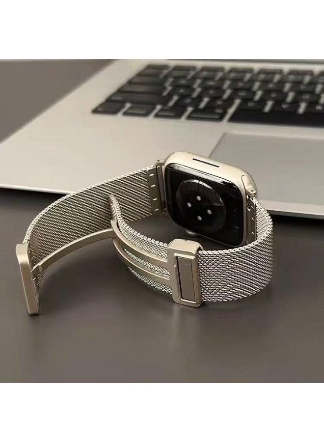 Watch Band Compatible for Apple Watch Series Band 38mm 40mm 41mm 42mm women, Genuine Leather Double Tour Designed Slim Replacement Strap for iWatch Series10 9 8 7 6 SE - Image 4