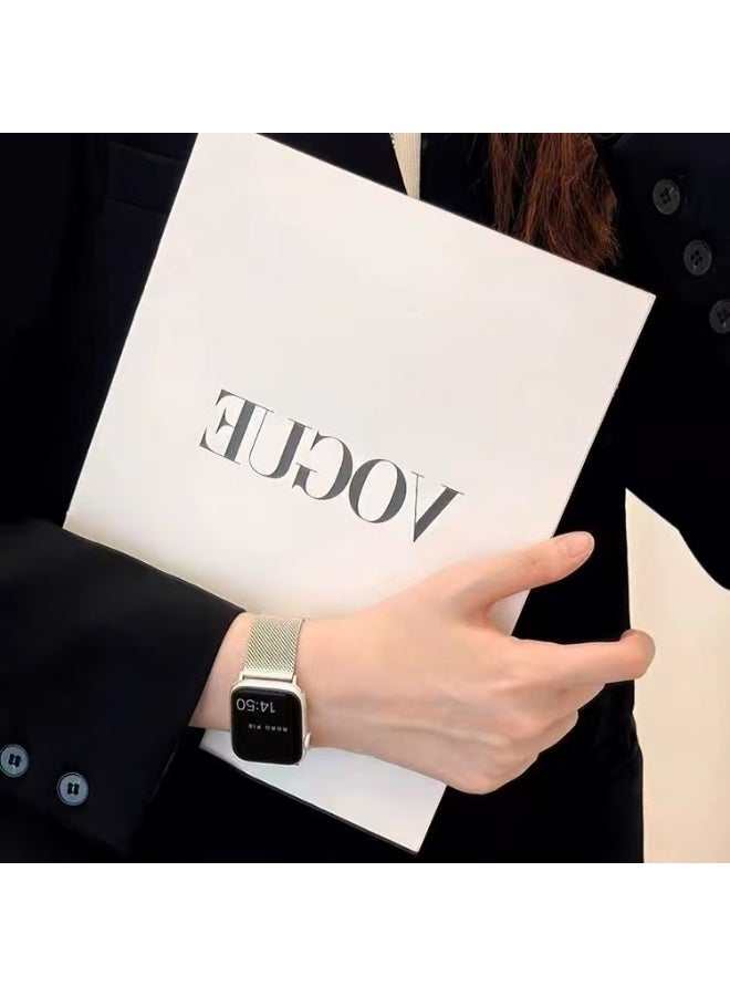 Watch Band Compatible for Apple Watch Series Band 38mm 40mm 41mm 42mm women, Genuine Leather Double Tour Designed Slim Replacement Strap for iWatch Series10 9 8 7 6 SE - Image 3