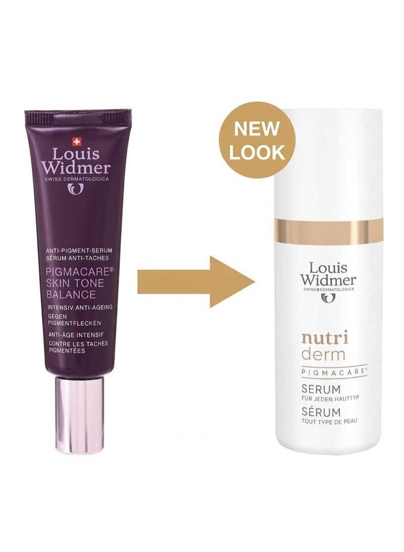Louis Widmer Nutriderm Pigmacare Serum 30ml - Anti-Pigmentation & Skin Brightening Face Serum with Niacinamide & Vitamin C - Image 3