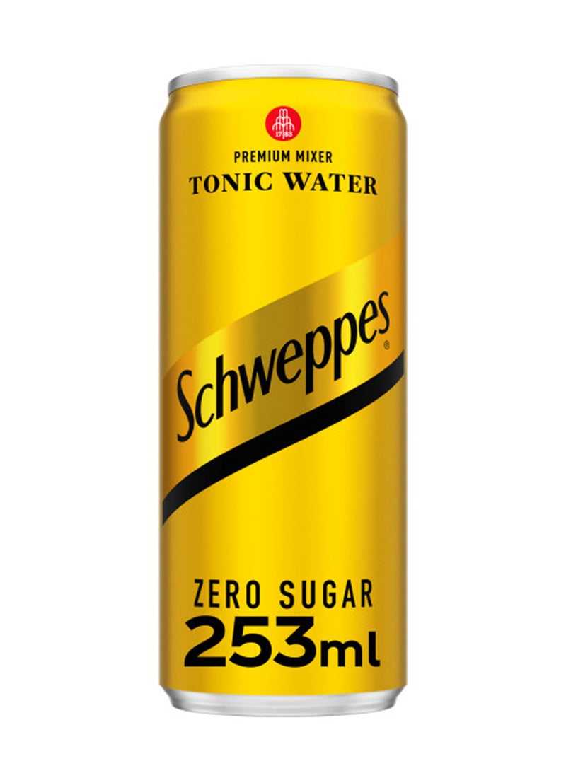 Schweppes مياه تونك خالية من السكر مشروب غازي في علبة - Image 1