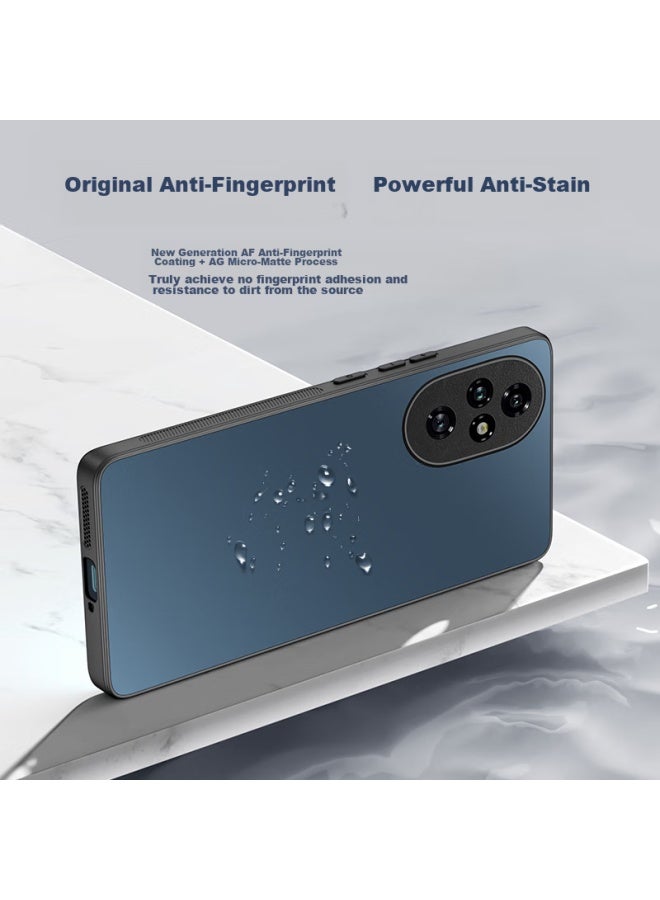 Hotfire Phone Case For Honor 200, Honor 200 Protective Cover, Frosted Full Coverage Ultra-thin Shockproof Anti-fingerprint Personalized - Graphite Black - Image 4