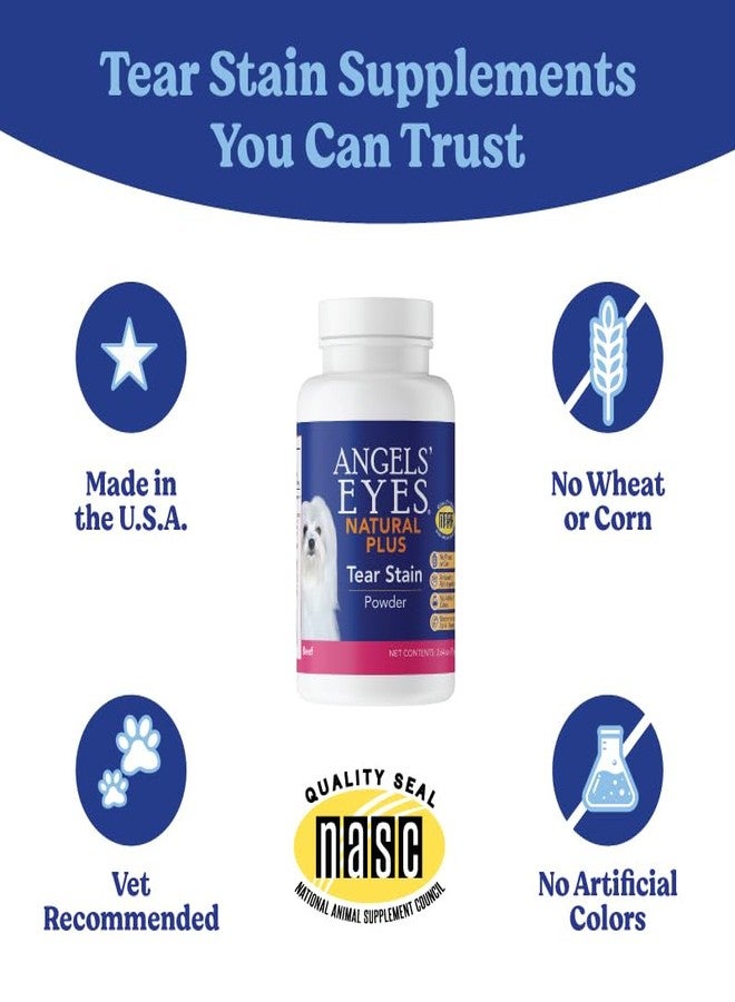 ANGELS' EYES NATURAL PLUS Tear Stain Prevention Beef Powder for Dogs | All Breeds | No Wheat No Corn | Daily Support for Eye Health | Proprietary Formula |Limited Ingredients | Net Content 45g - Image 5