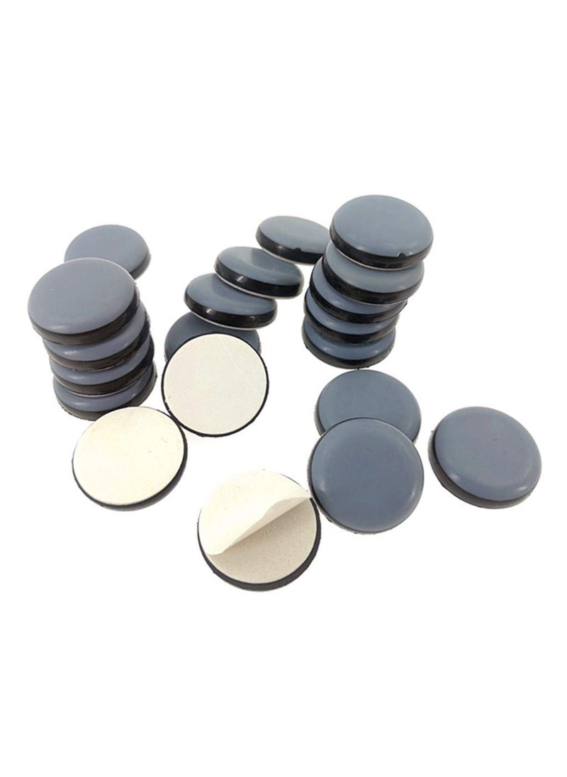 ALIMITOPIA ALIMITOPIA 20pcs Furniture Glide Stick-on Teflon Chair Kitchen Appliances Slider Bumper Self-Adhesive Pad Floor Protector for Hardwood Tile or Marble Floor(Round;Φ30mm or 1.2 inches)  - Image 1