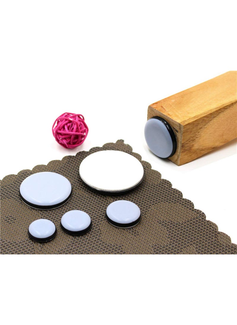 ALIMITOPIA ALIMITOPIA 20pcs Furniture Glide Stick-on Teflon Chair Kitchen Appliances Slider Bumper Self-Adhesive Pad Floor Protector for Hardwood Tile or Marble Floor(Round;Φ30mm or 1.2 inches)  - Image 5