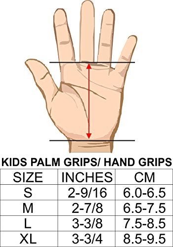 PUSH Athletic Gymnastics Youth Hand Grips (Pink, Small) - Image 2